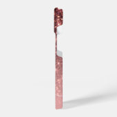 Coque Pour iPhone 14 Parties scintillant or Rose (Côté gauche)