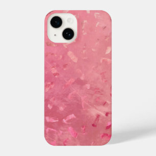 Coque Pour iPhone 14 Parties scintillant or rose Rose