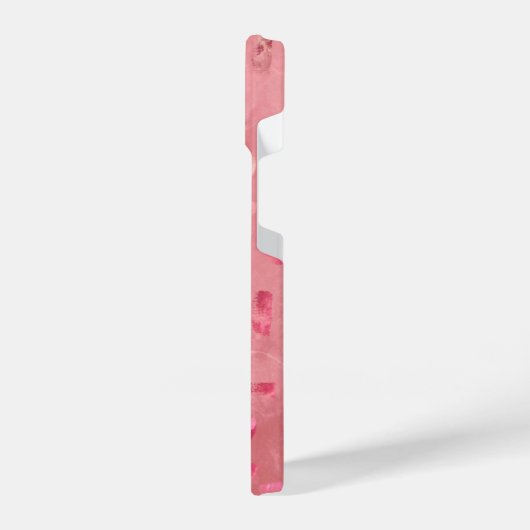 Coque Pour iPhone 14 Parties scintillant or rose Rose (Côté gauche)