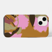 Coque Pour iPhone 14 Passion violette (Verso Horizontal)