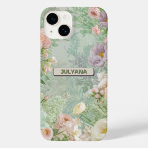 Coque Pour iPhone 14 PASTEL FLORAL iPhone / coque ipad