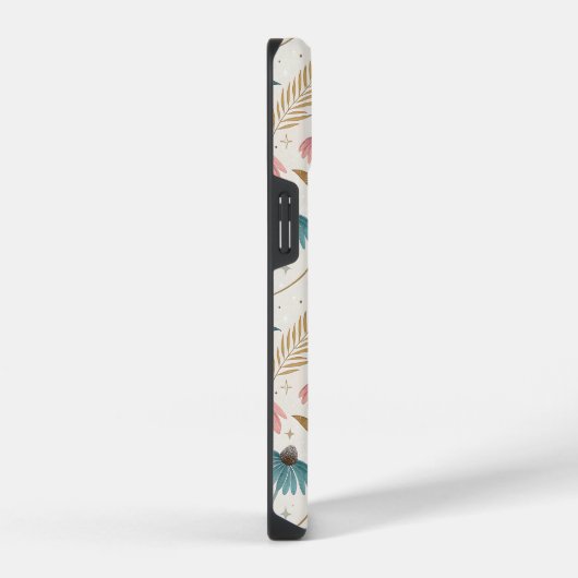 Coque Pour iPhone 14 Pattern Echineceas Glitter (Côté droit)