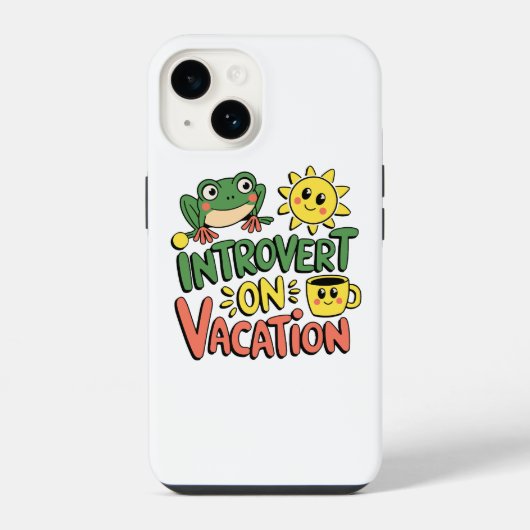 Coque Pour iPhone 14 Pause Solaire Introverti (Verso)
