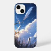 Coque Pour iPhone 14 Paysage animé venteux (Verso)