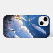 Coque Pour iPhone 14 Paysage animé venteux (Verso Horizontal)