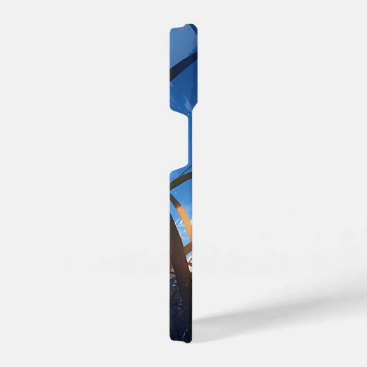 Coque Pour iPhone 14 Paysage animé venteux (Côté droit)