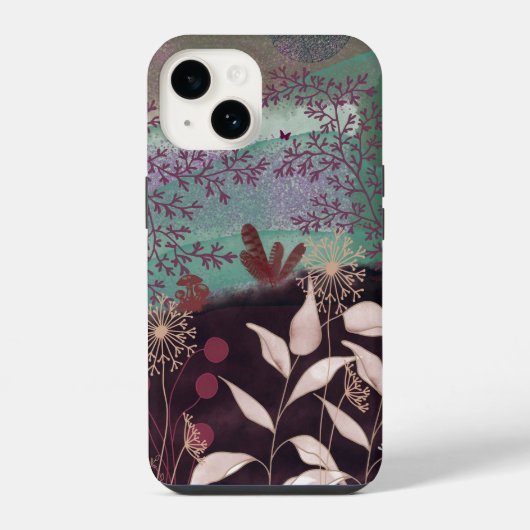Coque Pour iPhone 14 Paysage fantastique (Verso)