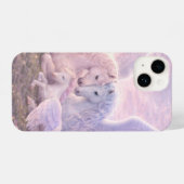 Coque Pour iPhone 14 Pegasus Family Dream – Soft Fantasy Art  (Verso Horizontal)