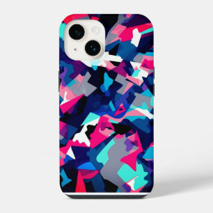 Coque Pour iPhone 14 Peinture abstraite colorée avec des tourbillons et