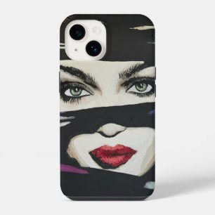 Coque Pour iPhone 14 Peinture 'Out of the Dark' sur un