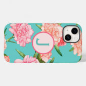 Coque Pour iPhone 14 Peonies iPhone / coque ipad (Verso (horizontal))