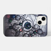 Coque Pour iPhone 14 Perception oculaire neurographique abstraite (Verso Horizontal)