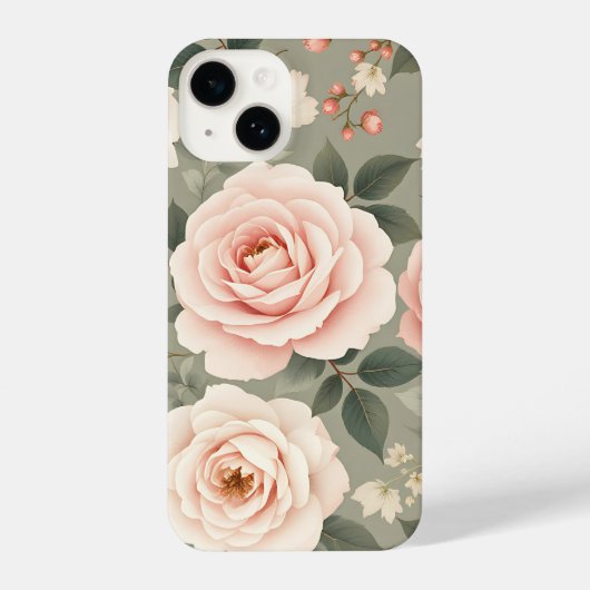 Coque Pour iPhone 14 Perfection pétale : Boîtier de téléphone floral vi (Verso)