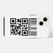 Coque Pour iPhone 14 Persona non grata (Verso Horizontal)