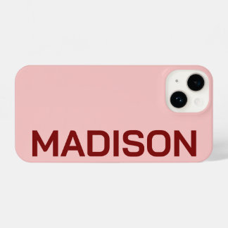 COQUE POUR iPhone 14 PERSONALIZED NAME STYLISH MODERN MINIMAL MONOGRAM 