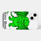 Coque Pour iPhone 14 Petit diable méchant (Verso Horizontal)