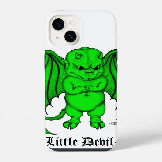 Coque Pour iPhone 14 Petit méchant diable (Verso)