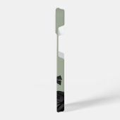 Coque Pour iPhone 14 Petit Ninja Peeking sur Sage Green (Côté gauche)