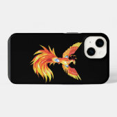 Coque Pour iPhone 14 Pheonix se lève (Verso Horizontal)