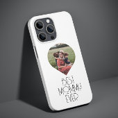 Coque Pour iPhone 14 Photo Meilleure Maman Moderne Script