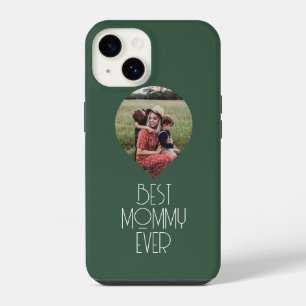 Coque Pour iPhone 14 Photo Meilleure Maman Toujours Écriture Moderne Ma