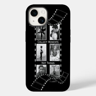 Coque Pour iPhone 14 Photo personnalisée de bobine de film noir et blan