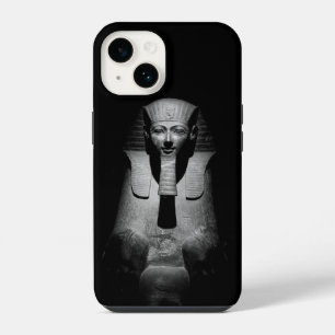 Coque Pour iPhone 14 Photographie du roi pharaon noir et blanc