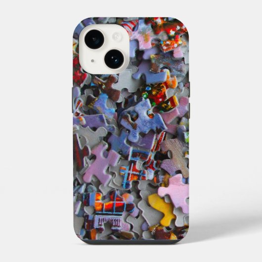 Coque Pour iPhone 14 Pièces de puzzle (Verso)