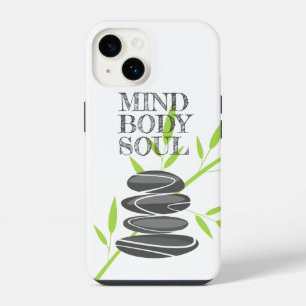 Coque Pour iPhone 14 Pierres empilées Zen esprit corps âme cool