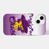 Coque Pour iPhone 14 Ping Pong Chick #9 (Verso Horizontal)