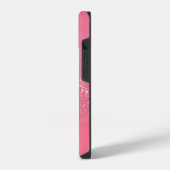 Coque Pour iPhone 14 Pink Boho minimalist Ephemera (Côté gauche)
