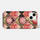 Coque Pour iPhone 14 Pink Tulips (Verso Horizontal)