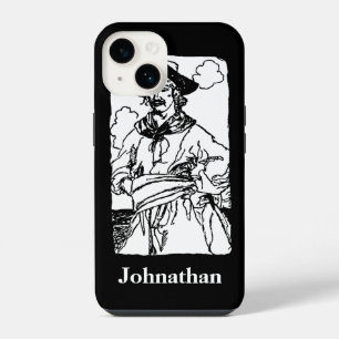 Coque Pour iPhone 14 Pirates Vintage Croquis d'un capitaine par Howard