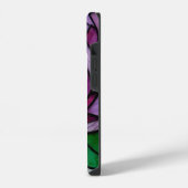 Coque Pour iPhone 14 Pivoine Violette Teintée  (Côté gauche)