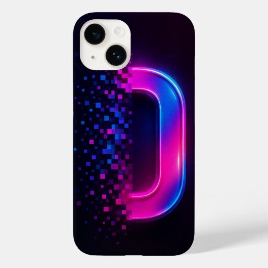 Coque Pour iPhone 14 Pixel Glitch coque iphone - Cyberpunk Cadeau esthé (Verso)