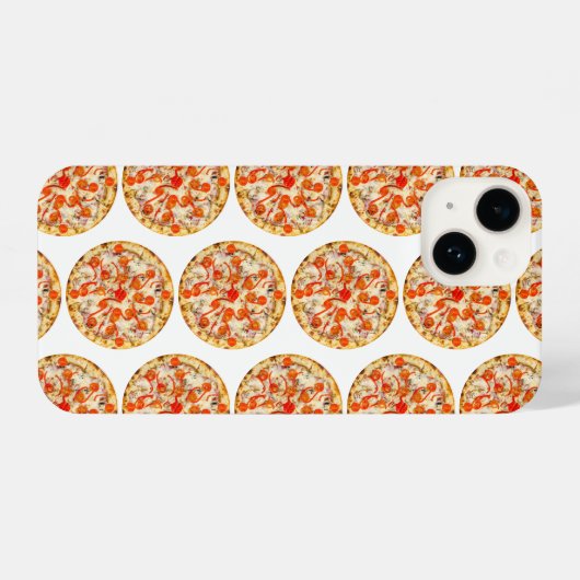 Coque Pour iPhone 14 Pizza (Verso Horizontal)