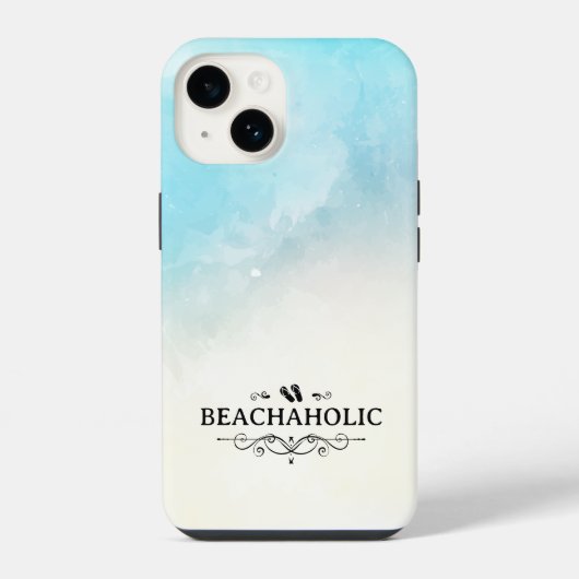 Coque Pour iPhone 14 Plage Beachaholic (Verso)