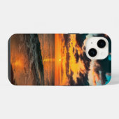 Coque Pour iPhone 14 Plage de paradis coucher de soleil cellulaire coqu (Verso Horizontal)