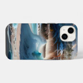 Coque Pour iPhone 14 Plage Front Ocean Waves Paysage 1 (Verso Horizontal)