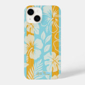 Coque Pour iPhone 14 Plage Tropical Blue Hawaiin (Verso)