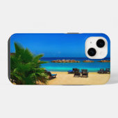 Coque Pour iPhone 14 Plage tropicale (Verso Horizontal)