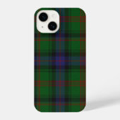 Coque Pour iPhone 14 Plaid bleu vert tartan Park (Verso)