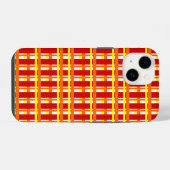Coque Pour iPhone 14 Plaid Chaud (Verso Horizontal)