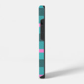 Coque Pour iPhone 14 Plaid Contemporain Rustique (Côté gauche)