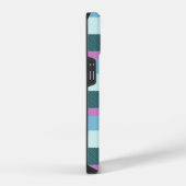 Coque Pour iPhone 14 Plaid Contemporain Rustique (Côté droit)