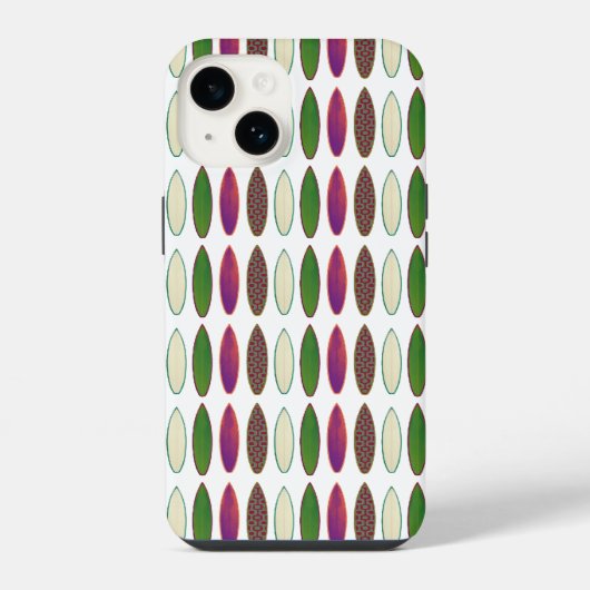 Coque Pour iPhone 14 planches de surf motif cool (Verso)