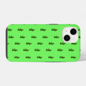 Coque Pour iPhone 14 Plante de cactus sur fond vert clair (Verso Horizontal)