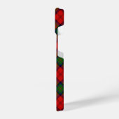 Coque Pour iPhone 14 Plaque vert rouge tartan MacDuff (Côté gauche)