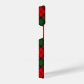Coque Pour iPhone 14 Plaque vert rouge tartan MacDuff (Côté droit)