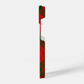 Coque Pour iPhone 14 Pli vert rouge tartan MacQuarrie (Côté gauche)